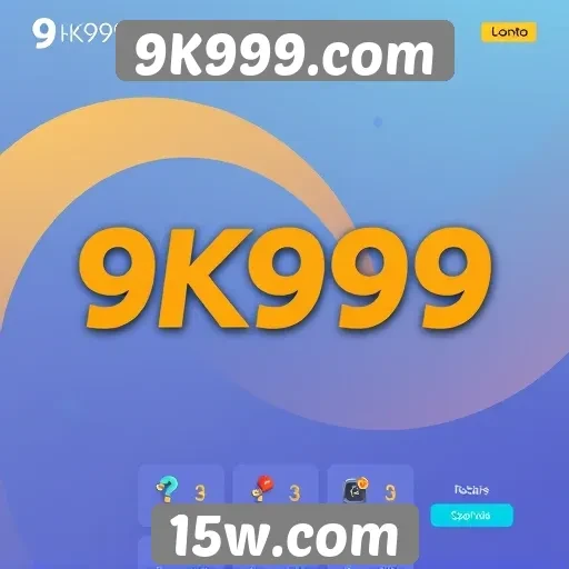 Interface do usuário do site 9K999.com é amigável e intuitiva